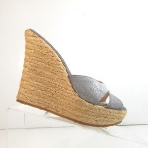 Jimmy Choo Women Espadrille Slides Size 38